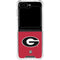 University of Georgia Logo Red Galaxy Z Flip6 Clear Case